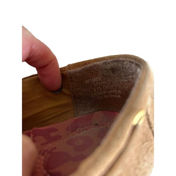Sperry Top Sider Tan Suede Moccasins Loafers Flats Slip-on Women’s Size 7.5M - Picture 8 of 11